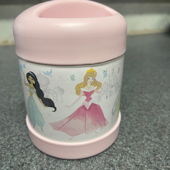 Pottery Barn Kids Pink Princess Lunch thermos Disney Princess ***NEW*** - Picture 1 of 6